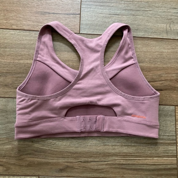 EUC! Patagonia Patterned Mauve Sports Bra - Picture 2 of 4